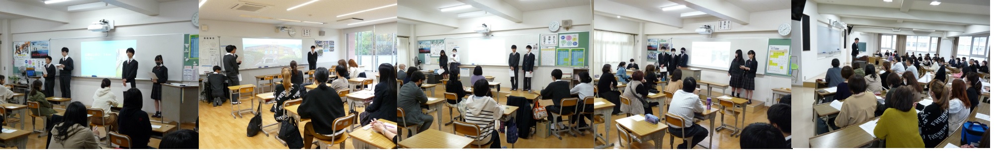 中３「授業参観･学年懇談･進路説明会･海外語学研修説明会」実施